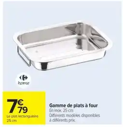 Carrefour Market Le plat rectangulaire 25 cm offre