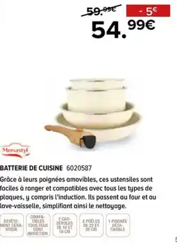 Gitem MENASTLY Batterie de cuisine 6020587 offre