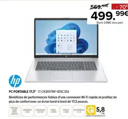 Gitem HP Pc portable 17,3" 17-cn3007nf-9z8c3ea offre