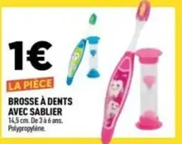 Centrakor Brosse à dents avec sablier offre