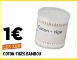 Centrakor Coton-tiges bambou offre