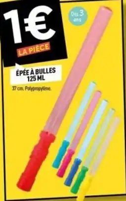 Centrakor Épée à bulles offre