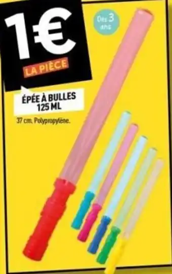 Centrakor Épée à bulles offre