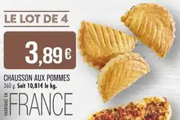 Match Chausson aux pommes offre