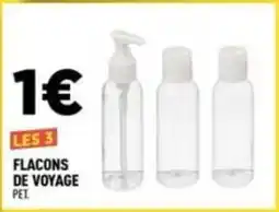 Centrakor Flacons de voyage pet. offre