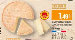 Match Munster fermier grand sapin aop maison siffert offre