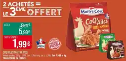 Match Coq'ailes maitre coq offre