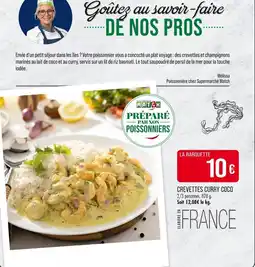 Match Crevettes curry coco offre