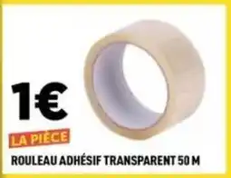 Centrakor Rouleau adhésif transparent 50 m offre