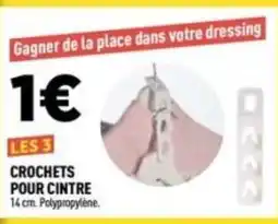 Centrakor Crochets pour cintre offre