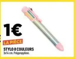 Centrakor Stylo 8 couleurs offre