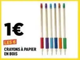 Centrakor Crayons à papier en bois offre