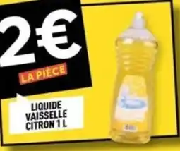 Centrakor Liquide vaisselle citron offre