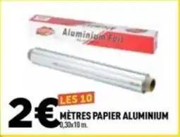 Centrakor Metres papier aluminium 0,30x10 m. offre