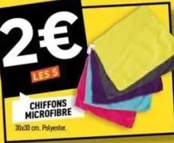 Centrakor Chiffons microfibre offre