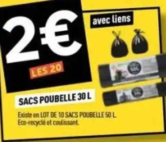 Centrakor Sacs poubelle offre