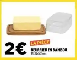 Centrakor Beurrier en bambou 19x12x5,2 cm. offre
