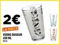 Centrakor Verre doseur offre