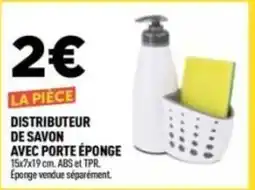 Centrakor Distributeur de savon avec porte éponge offre