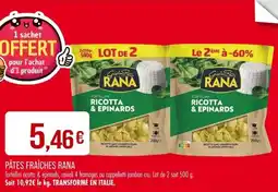 Match Pâtes fraîches rana offre