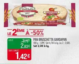 Match Pan bruschetta gardapan offre