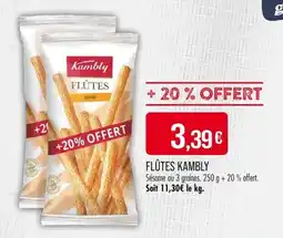 Match Flûtes kambly offre