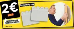 Centrakor Languettes de fixation adhesive offre