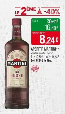 Match Apéritif martini offre