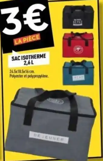 Centrakor Sac isotherme offre
