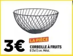 Centrakor Corbeille à fruits 025x12cm offre