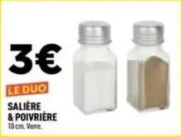 Centrakor Salière & poivrière offre