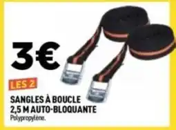Centrakor Sangles à boucle 2,5 m auto-bloquante offre