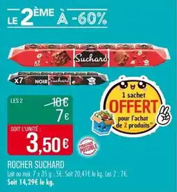 Match Rocher suchard offre