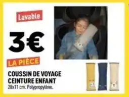 Centrakor Coussin de voyage ceinture enfant offre