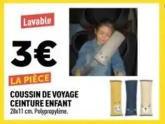 Centrakor Coussin de voyage ceinture enfant offre