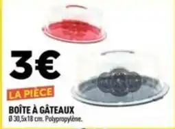 Centrakor Boîte à gâteaux offre