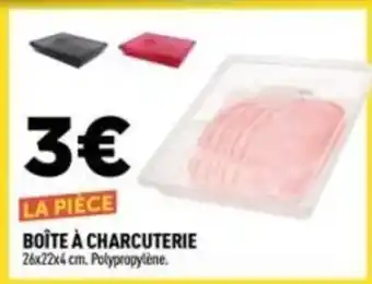 Centrakor Boîte à charcuterie offre