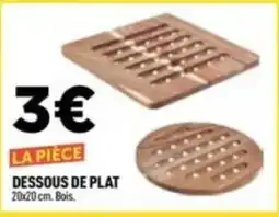Centrakor Dessous de plat 20x20 cm offre