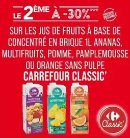 Match Carrefour classic offre