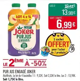 Match Pur jus engagé joker offre