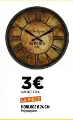 Centrakor Horloge ø 24 cm offre