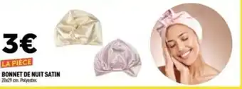 Centrakor Bonnet de nuit satin offre