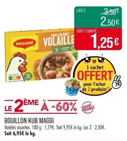 Match Bouillon kub maggi offre