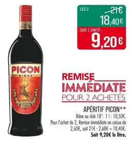 Match Apéritif picon offre