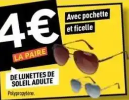 Centrakor De lunettes de soleil adulte offre