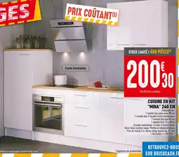 Brico Cash Cuisine en kit “mina” 200 cm offre