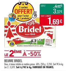 Match BRIDEL Beurre offre