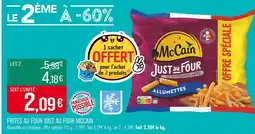 Match MCCAIN Frites au four just au four offre
