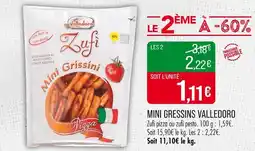Match VALLEDORO Mini gressins offre