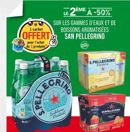 Match SAN PELLEGRINO Le 2ème à -50% sur les gammes d’eaux et de boissons aromatisées San Pellegrino offre